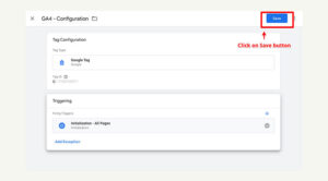 Save tag configuration